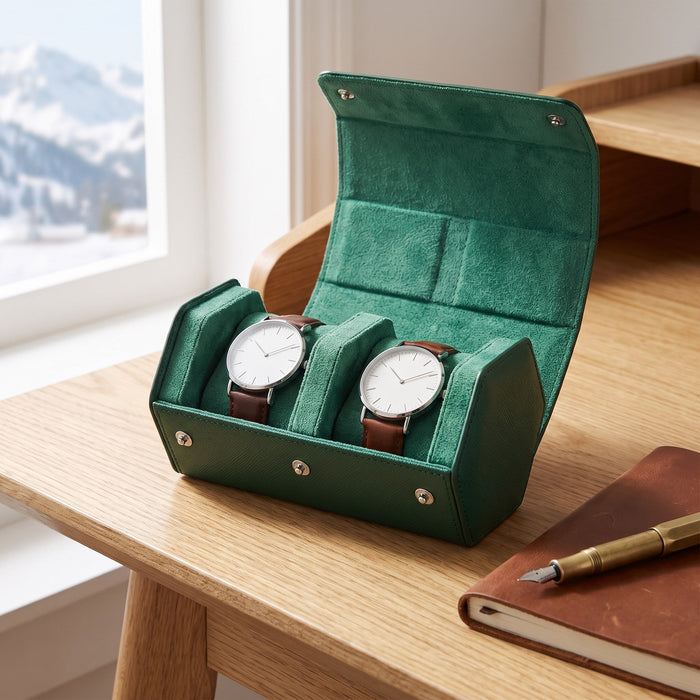 Étui 2 montres Bouteille